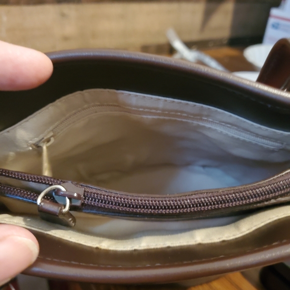 LIZ CLAIBORNE Savannah theme zebra crossbody beaded purse handbag NWT - Picture 10 of 13